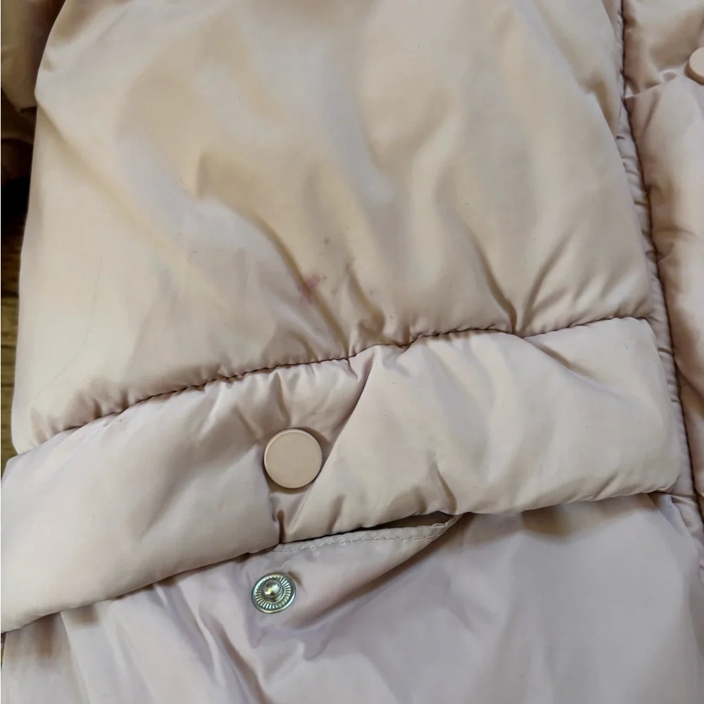 Zara Snap Button Quilted Coat - Picture 6 of 6
